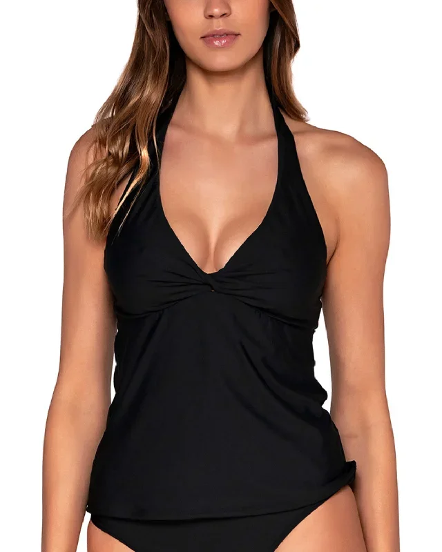 2023 Sunsets Solids Hedi Tankini Top - 803Ts