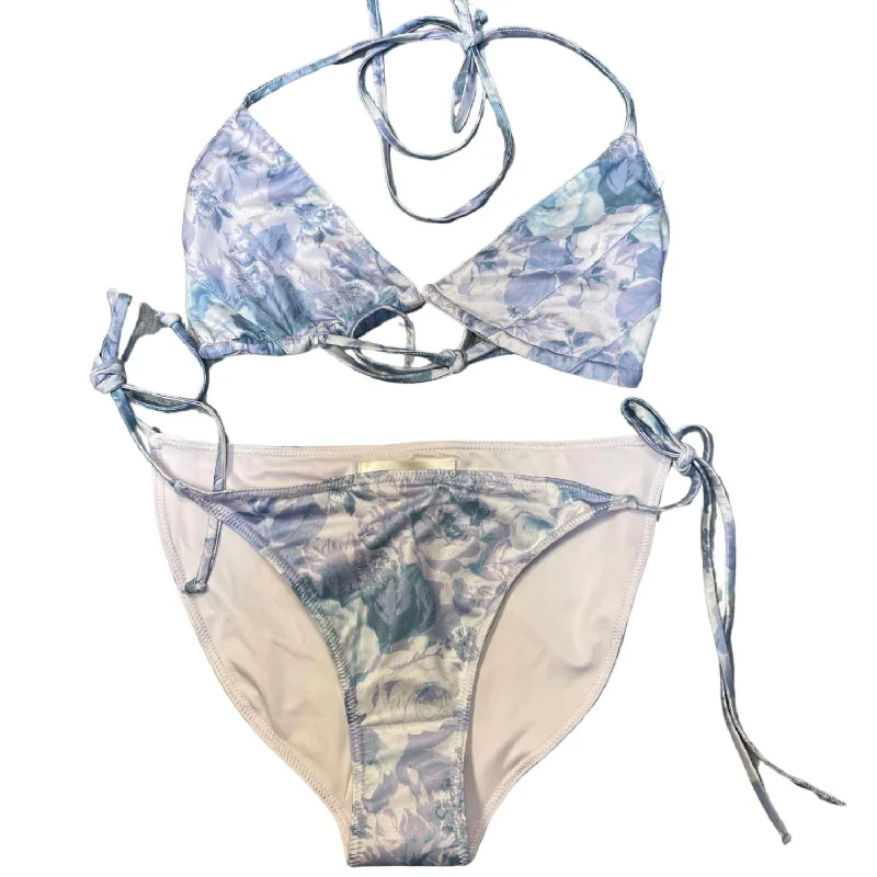 Harbor Bikini Set In Light Blue Rain