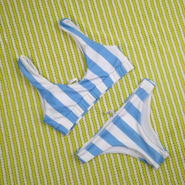 E Pure Blue Stripes