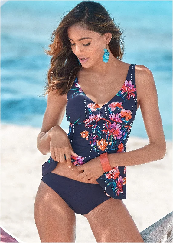 Tankini Set - Floral Drop