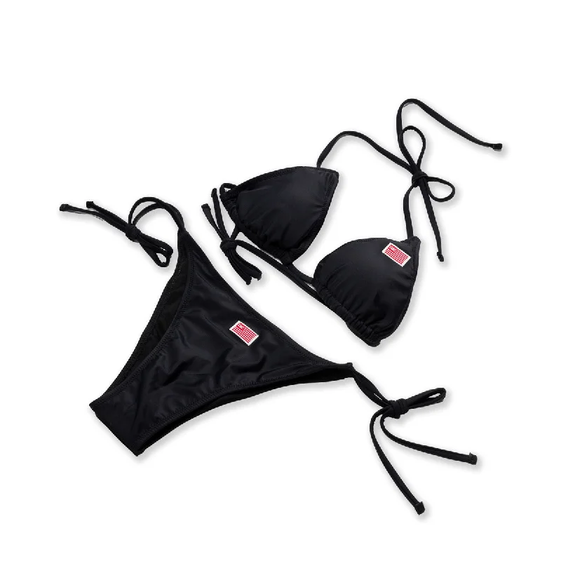 TMC Bathing Suit Two-Piece - Black/White/Red