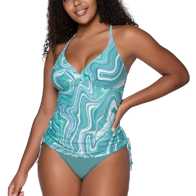 Sunsets Escape Cassie Tankini 931T Moon Tide