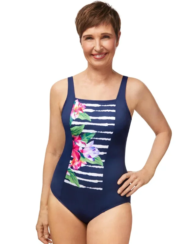 Amoena Maritime Meadow Mastectomy Swimsuit