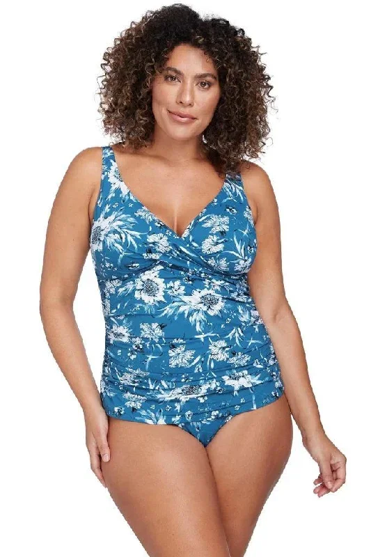 Artesands  Fleur Du Champ Delacroix Multicup Fit Tankini Top Cerulean