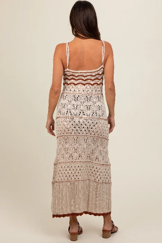 beige-contrast-trim-crochet-maternity-maxi-swim-cover-up