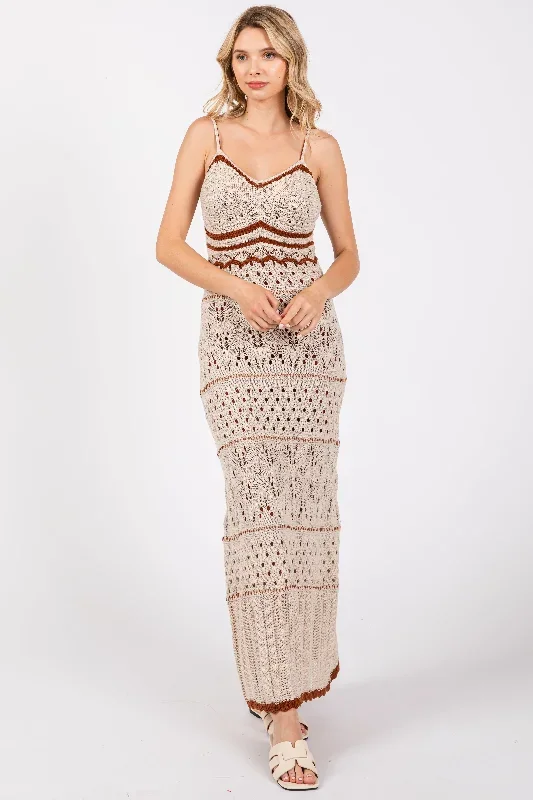 beige-contrast-trim-crochet-maternity-maxi-swim-cover-up