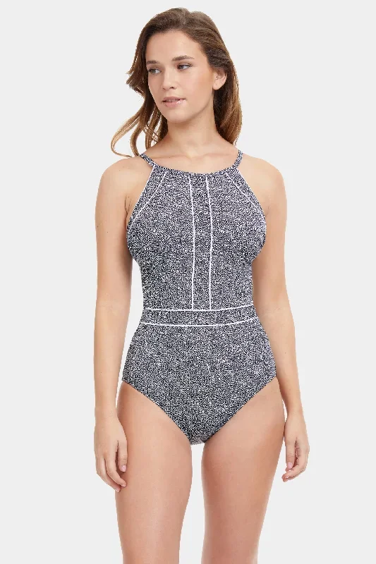 Colette High Neck One Piece