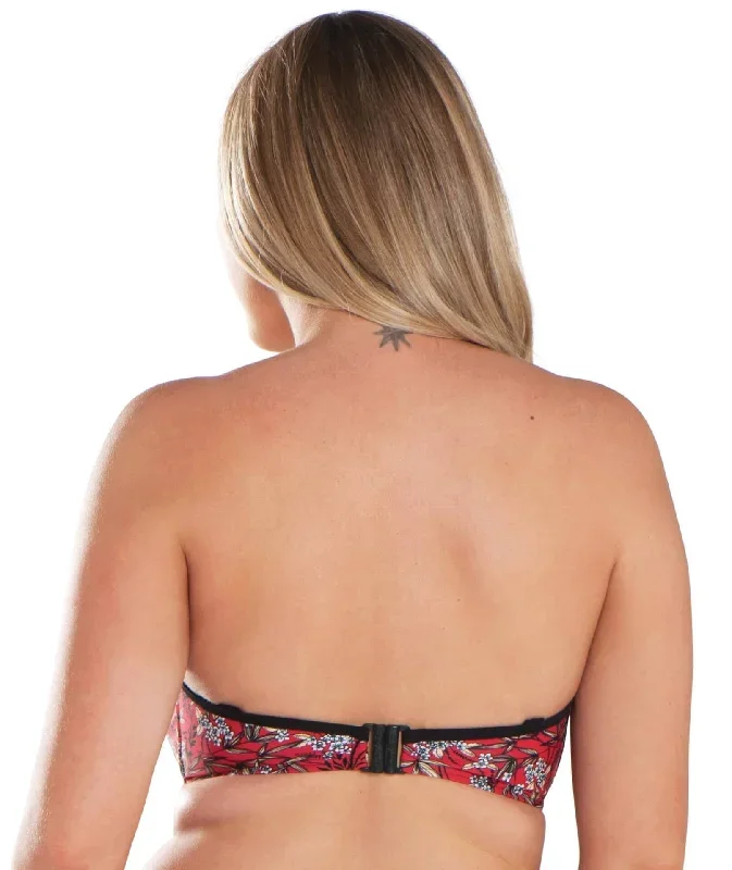 curvy-kate-maya-bandeau-bikini-red-print