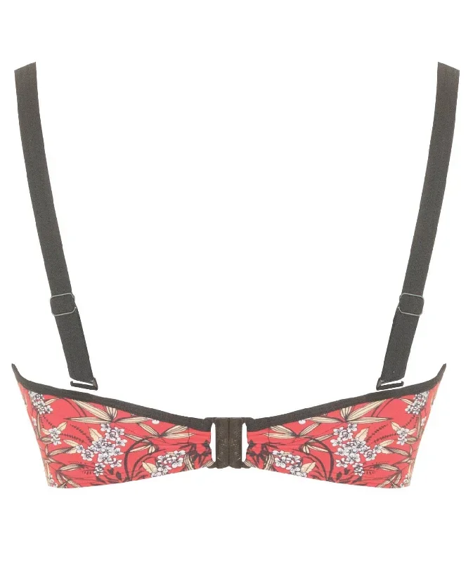 curvy-kate-maya-bandeau-bikini-red-print