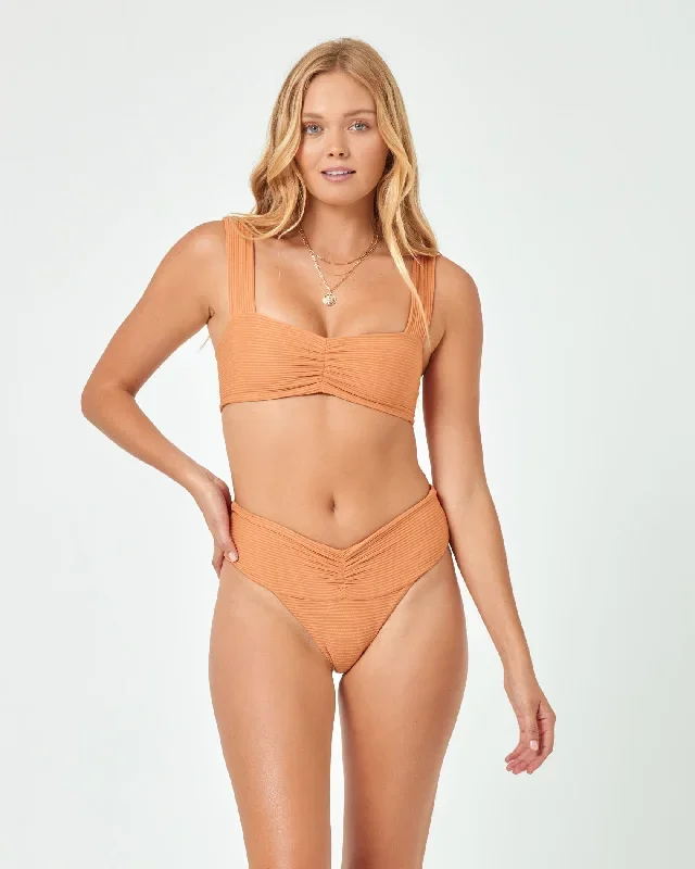 Eco Chic Repreve Marlee Bikini Top - Sienna