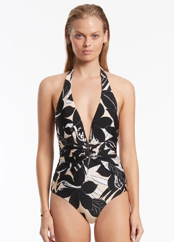 floreale-plunge-one-piece-j11115-black