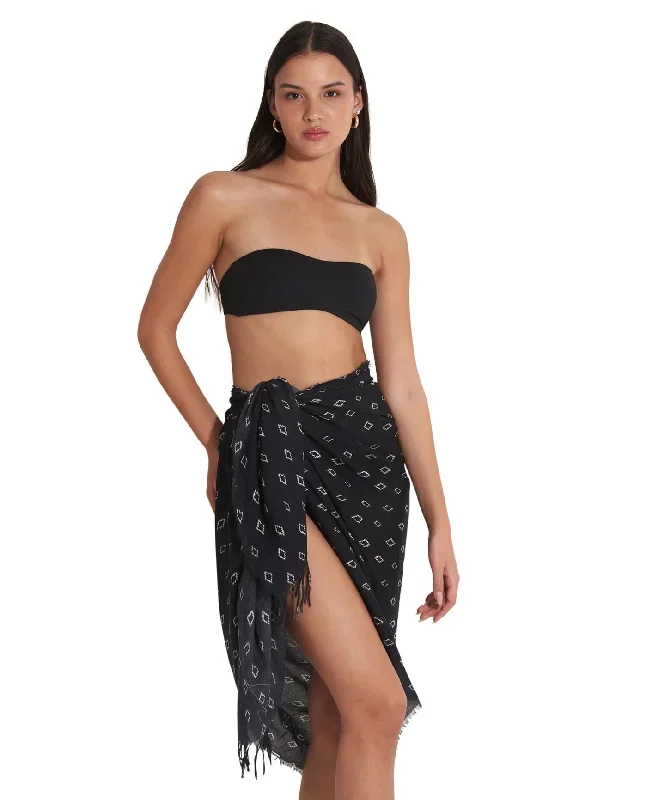 Gottex Beach Life Maya Cover Up Sarong Wrap Skirt