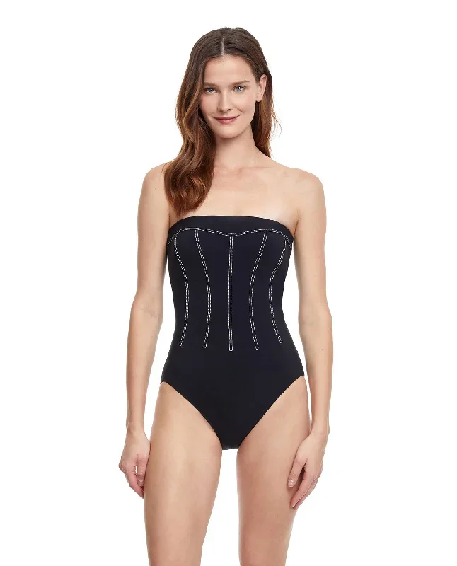 Gottex Splendid Bandeau Strapless One Piece Swimsuit