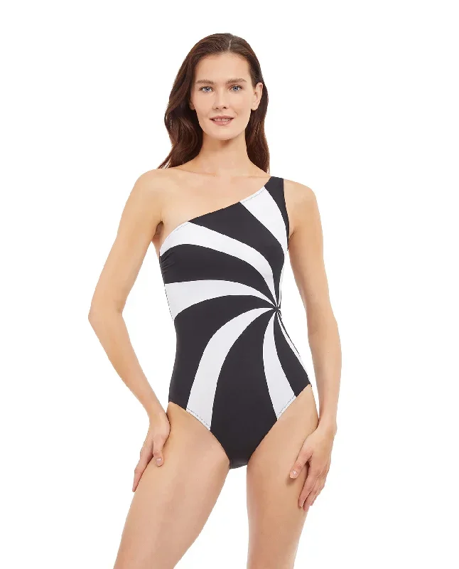 Gottex Timeless One Shoulder One Piece Swimsuit