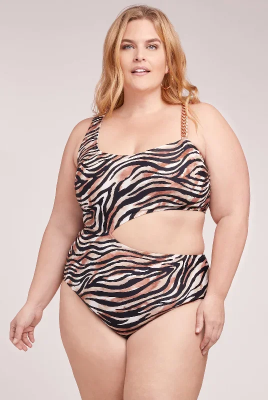 Khloe One Piece Swimsuit - Leopard