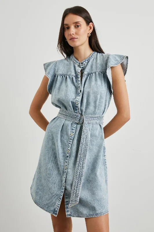 LETTA DRESS - FADED INDIGO