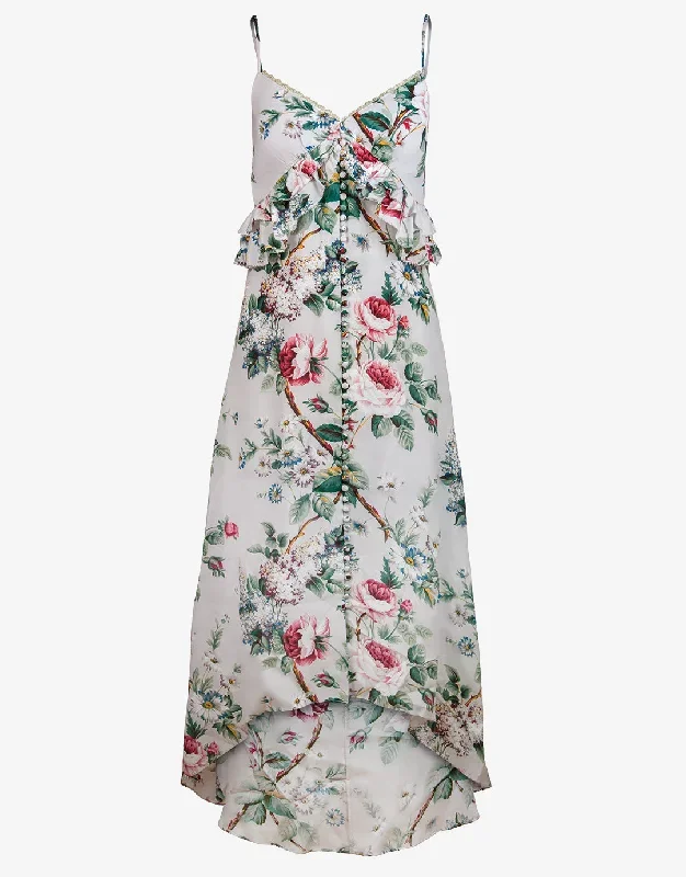 Liaison Maxi Dress - Silver Rose