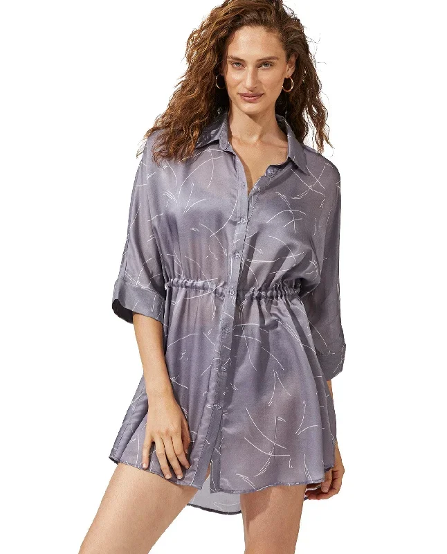 Luma Buttoned Cover Up Blouse