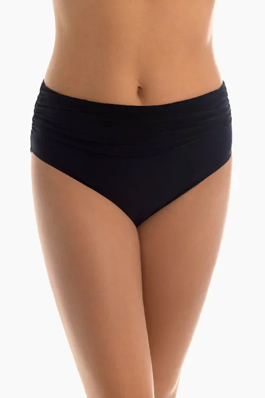 Shirred Jersey Swim Bottom