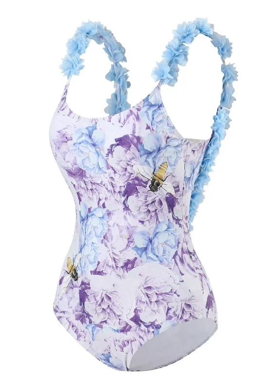 maillot-de-bain-taille-haute-taille-bleue-une-piece-avec-fleurs