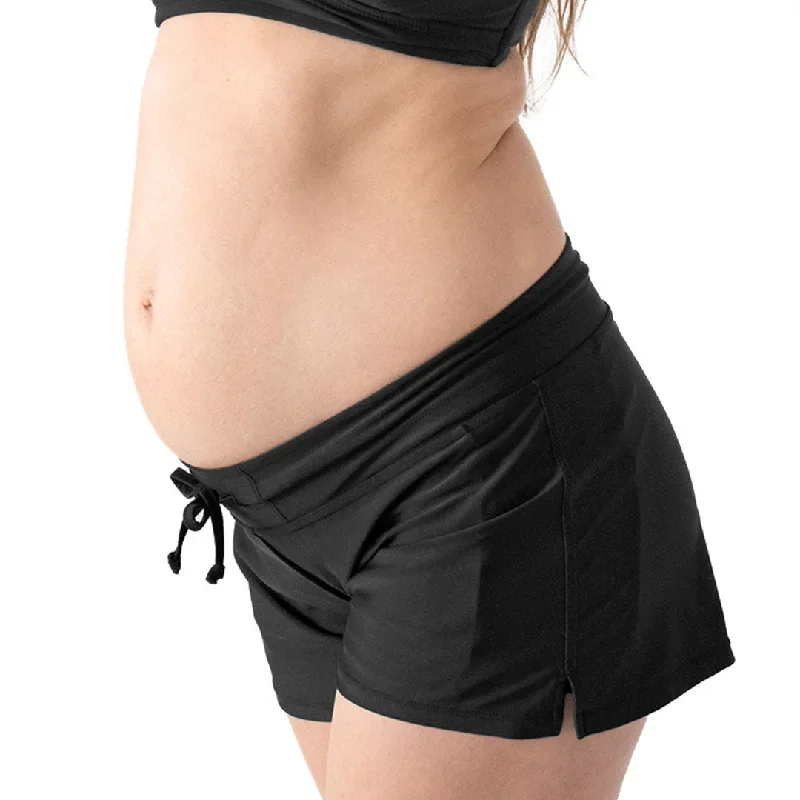 maternity-postpartum-swim-shorts-black