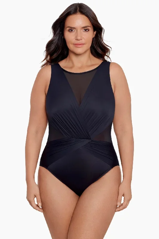 Plus Size Illusionists Palma One Piece Swimsuit