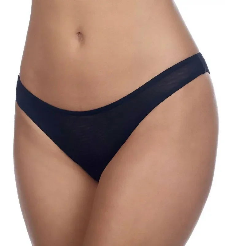 Natacha Low Cut Bikini Panty In Black