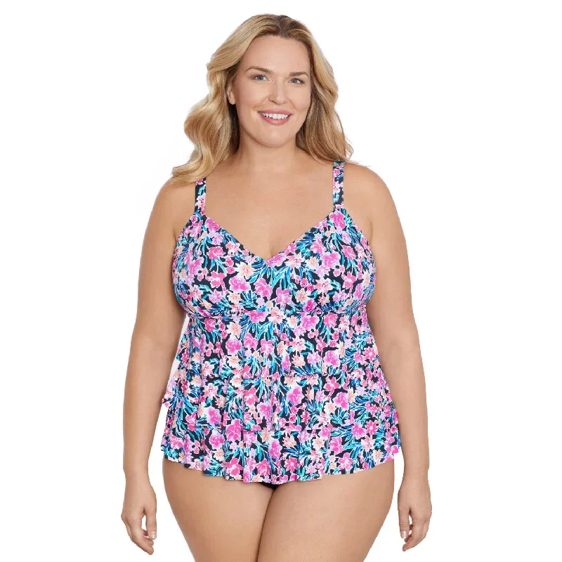 Women's One Piece Swimsuit Plus - Florentine