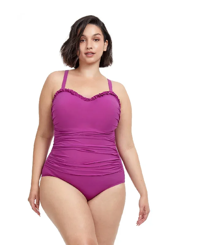 Profile By Gottex Frill Me Plus Size One Piece Swimsuit