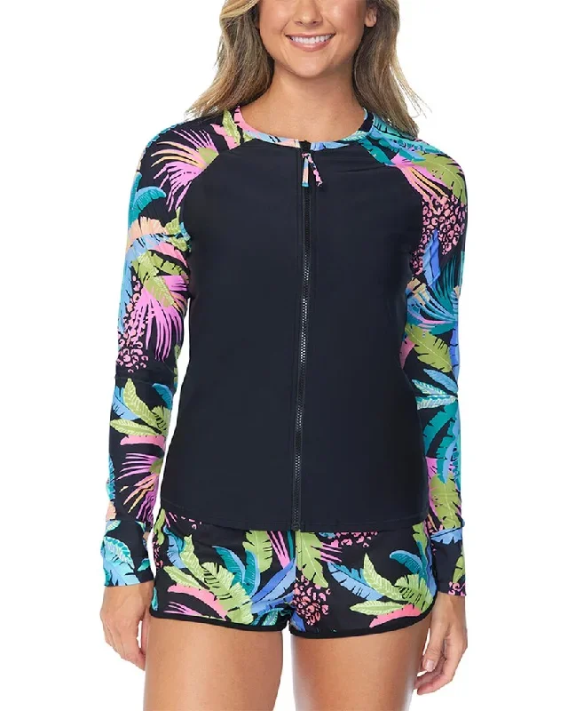 Raisins Front Zip Rashguard