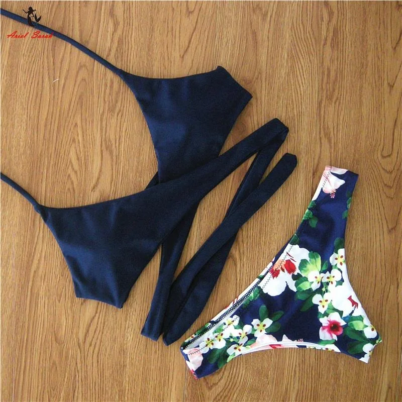 Sexy Floral  Bikinis Set