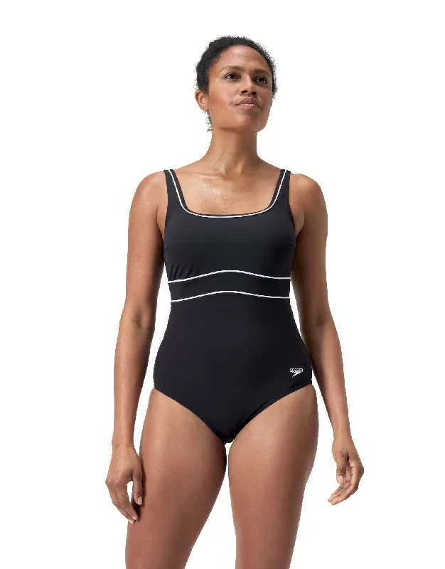 Shaping ContourEclipse Swimsuit - Black/White