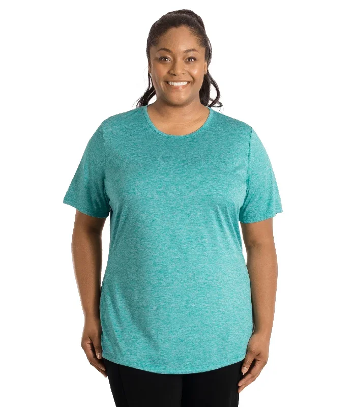 SunLite Scoop Neck Short Sleeve Top