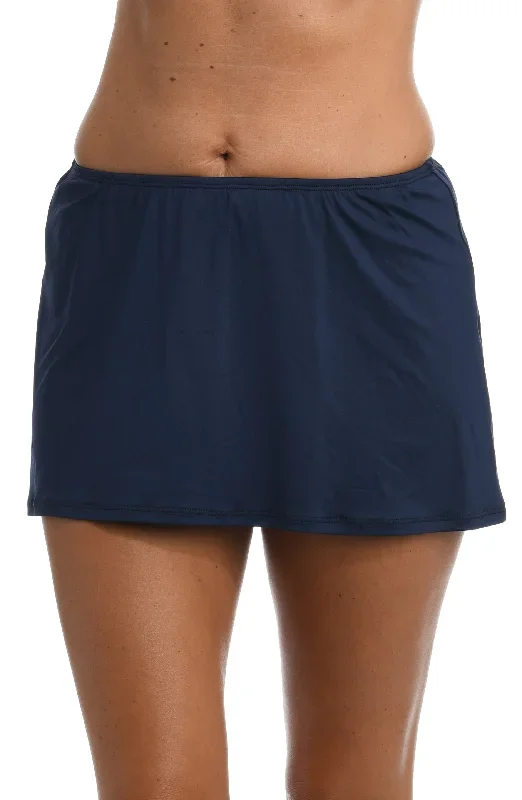 Mid-Rise Swim Skirt