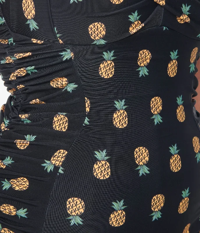 unique-vintage-black-pineapple-print-corinne-sheath-swimsuit