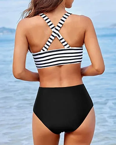 black and white stripe8