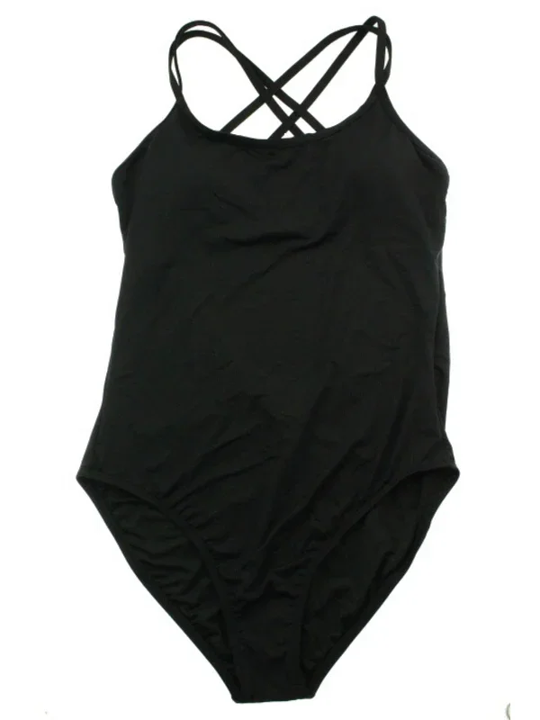 Womens Lined Double Strap One-Piece Swimsuit